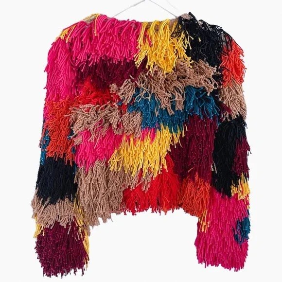 Alice + Olivia Fawn Fringe Jacket in Multicolor - Picture 6 of 9